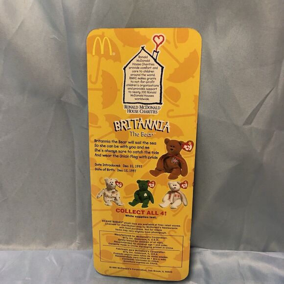 Vintage Lot of 14 TY Beanie Babies McDonalds  Sealed New Chilly, Peanut, Etc. - Picture 12 of 16